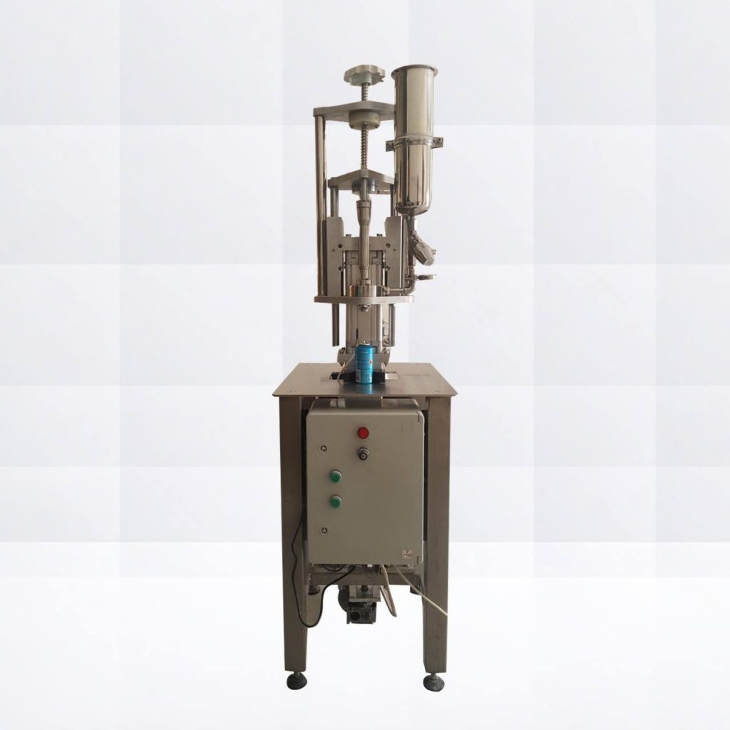 Perfume bottle filling machine under pressure